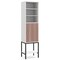 57 Inch Bathroom Tall Cabinet with and 3-Position Storage Adjustable Shelves and 1 Door